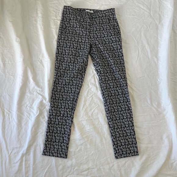 Cat Pattern Skinny Pants - Picture 2 of 8
